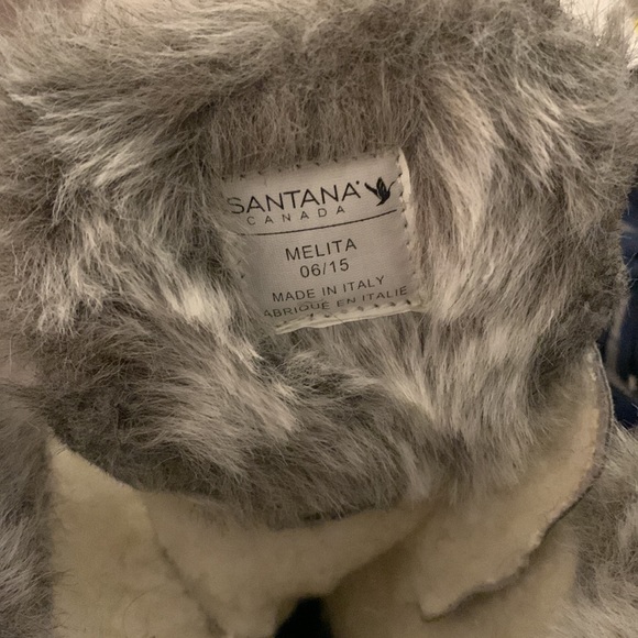 Santa Canada Melita lace up Winter Snow Boot light gray Sz 9 New with tags - Picture 8 of 10